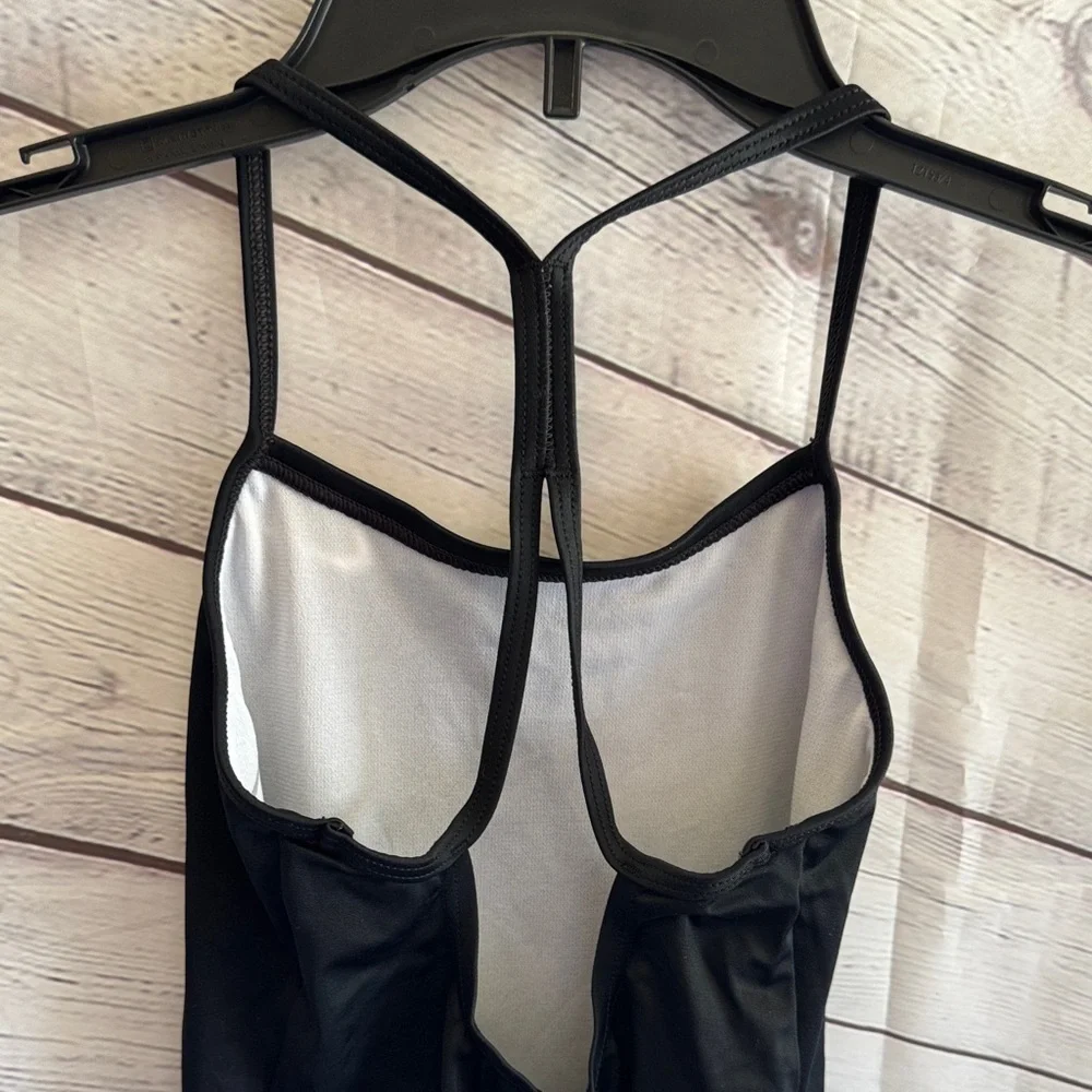 Nike Girls Classic Black One-Piece Swimsuit